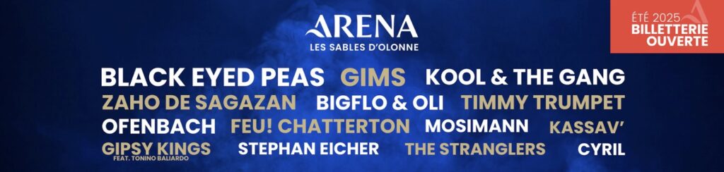 Programme été Arena Sables d'Olonne
