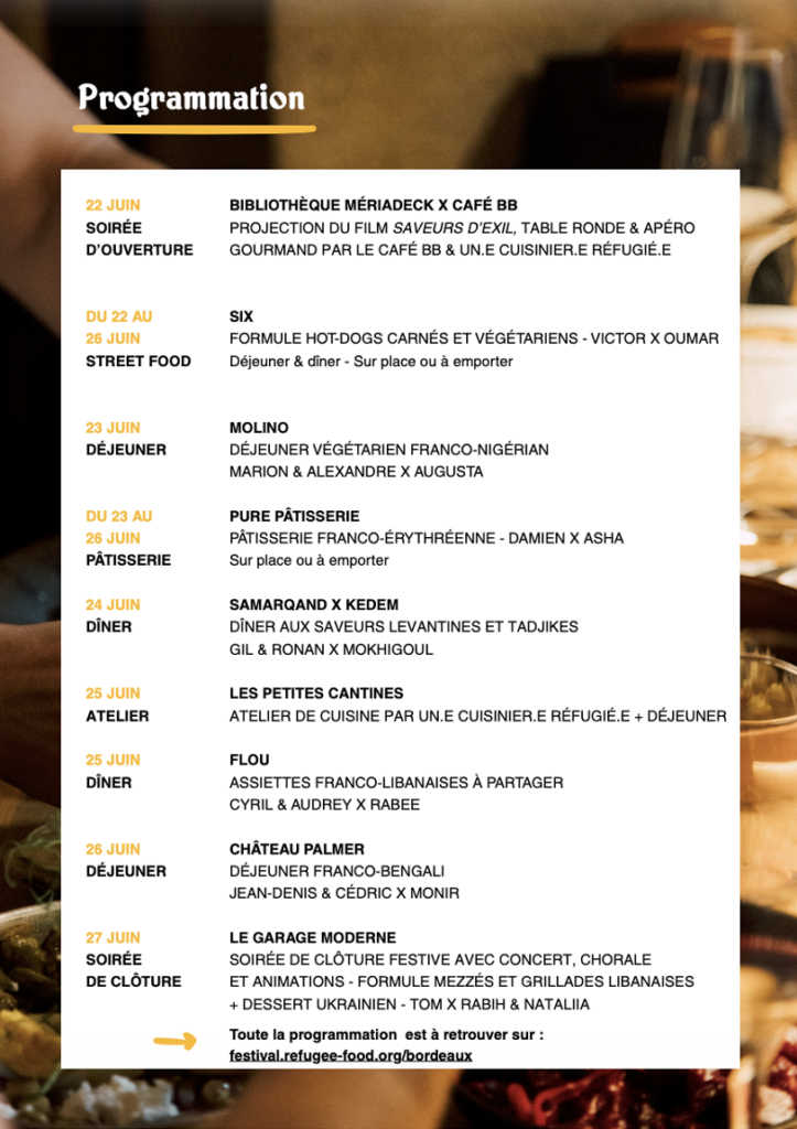 Refugee Food festival